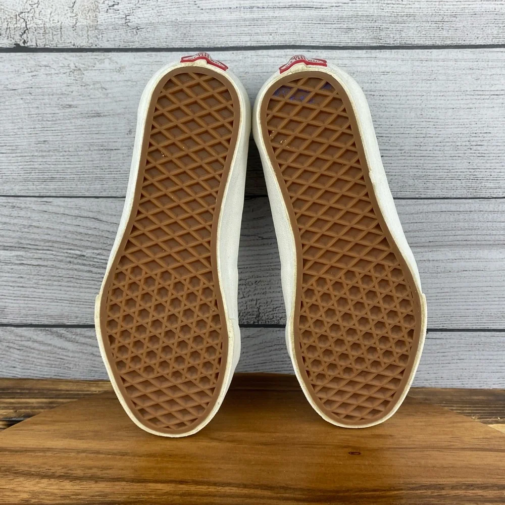 Vans Sk8 Hi Tapered Denim Destroy Winter Sky Sneaker Women’s Shoe Size 6.5 - Picture 10 of 11